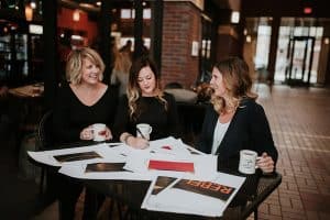 Jeni Kurtyka, Holly Foltz, & Randi Larson: Founders of Pursey